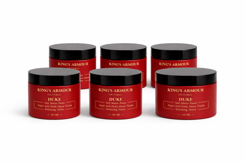 King’s Armour Duke Soft Matte Paste 110 ML – 6 Stuks Voordeelverpakking