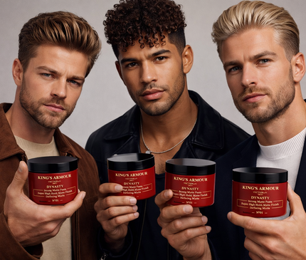 King’s Armour Marquess Classic Pomade N°03 – 6-Pack Professionele Styling