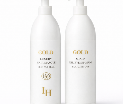 GOLD Scalp Relieve Shampoo & GOLD Luxury Hair Masque