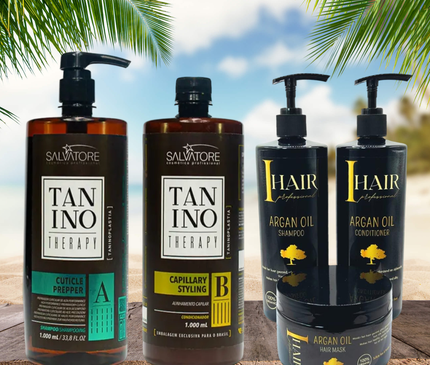 Keratine behandeling A& B TANINO THERAPY SALVATORE 2 X 1000ML & Onderhoud Ideaal om uw haar te onderhouden na een keratine behandeling.