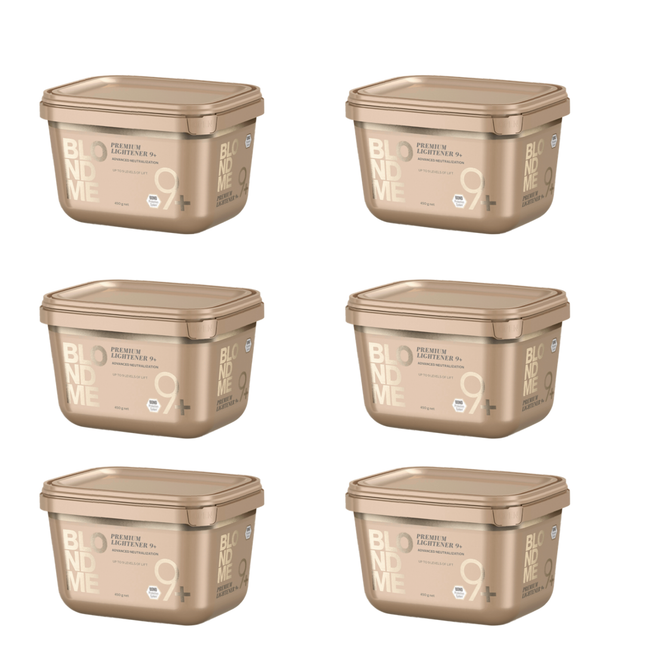 6x Schwarzkopf Professional Blond Me Premium Lift 9+ 450gr