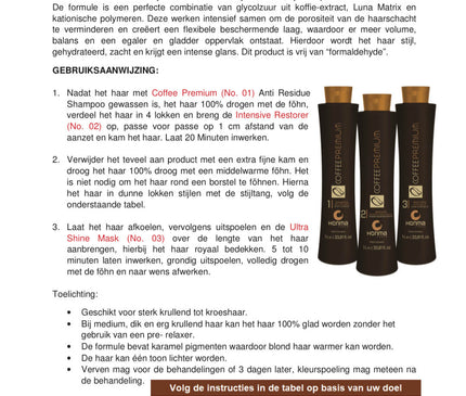 Honma Tokyo Keratine Treatment Coffee Premium+ stijtang Brazilicious Titanium &amp; Gold 48K Therapy 250 º