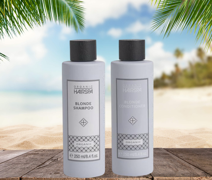 Blonde Shampoo 250ml – Organic Hairspa & Blonde Conditioner 250ml – Organic Hairspa
