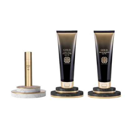 Gold Haircare Dream Shampoo & Gold Haircare Come True Conditioner 250 ml & Gold - Professionele haarverzorging Silk Drops 50ml