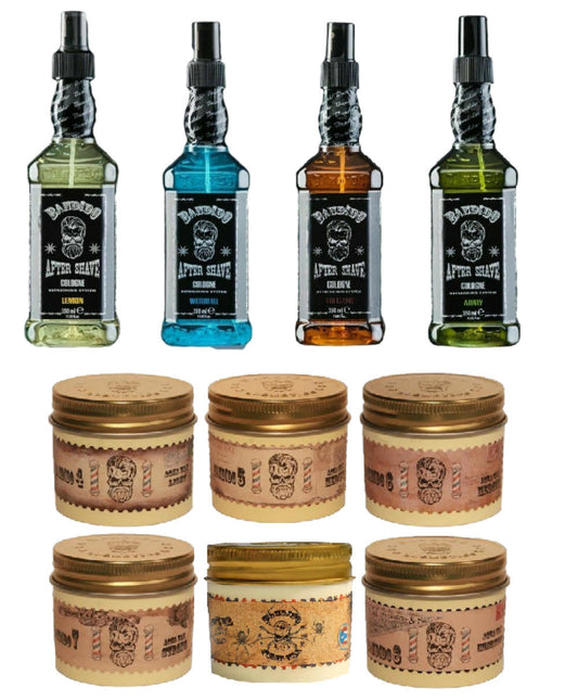 Bandido Aftershave Cologne 4 X 150 ml & Fiber Wax 4. 5. 6. 7. 8.